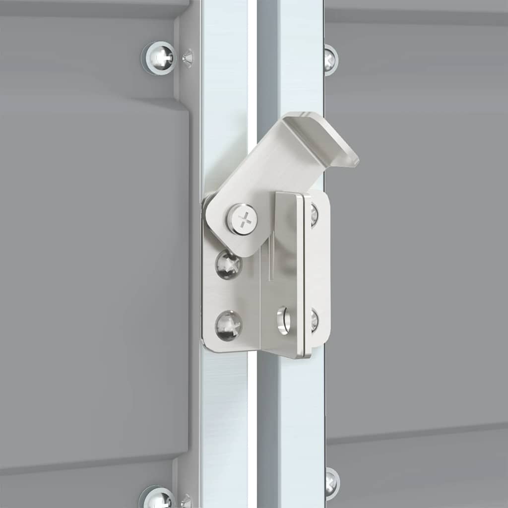 Mülltonnenbox für 1 Tonne Grün 72x81x115 cm Stahl