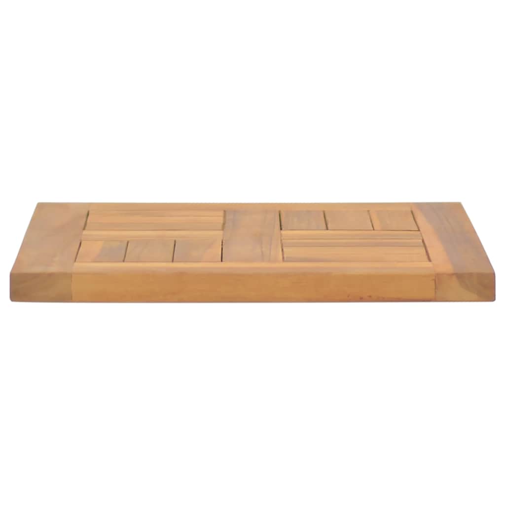 Tischplatte Massivholz Teak Rund 2,5 cm 40 cm