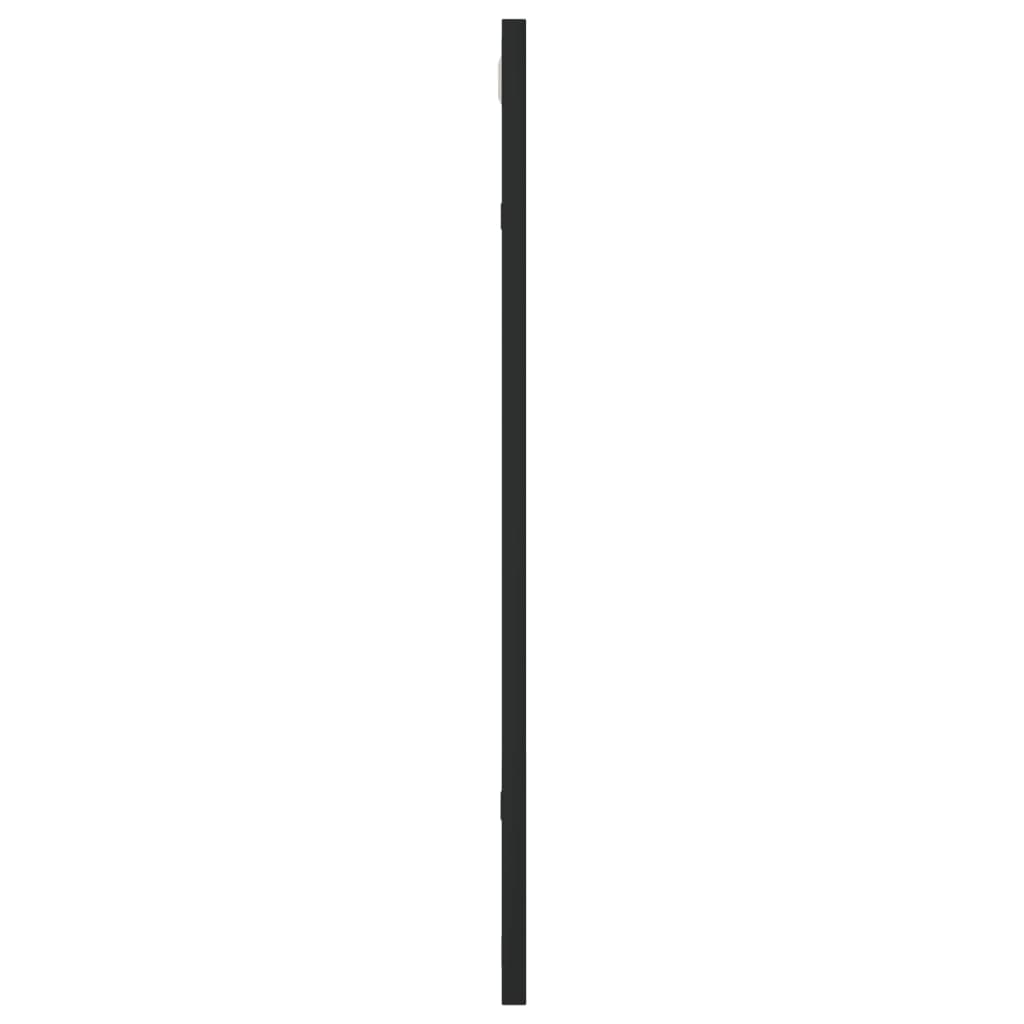 Wandspiegel Schwarz 60x40 cm Metall