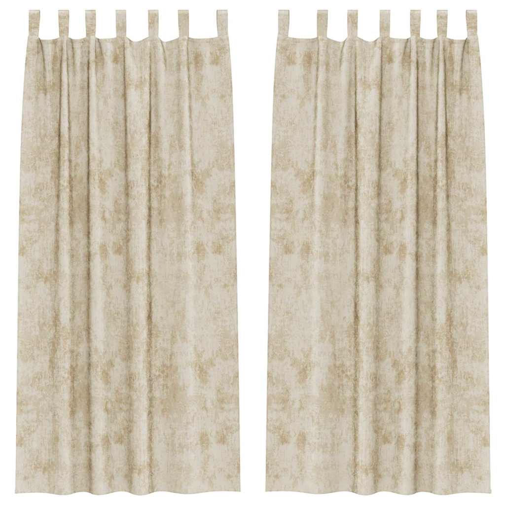 Samtvorhänge mit Vorhängen 2 pcs Weinrot 140 x 140 cm Samt