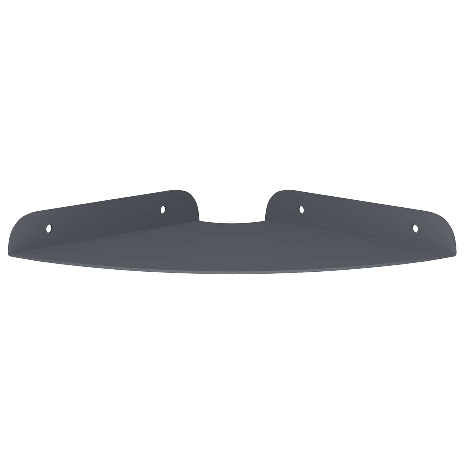 Schwebendes Regal mit Regal 2 pcs Schwarz 15 x 15 x 2 cm