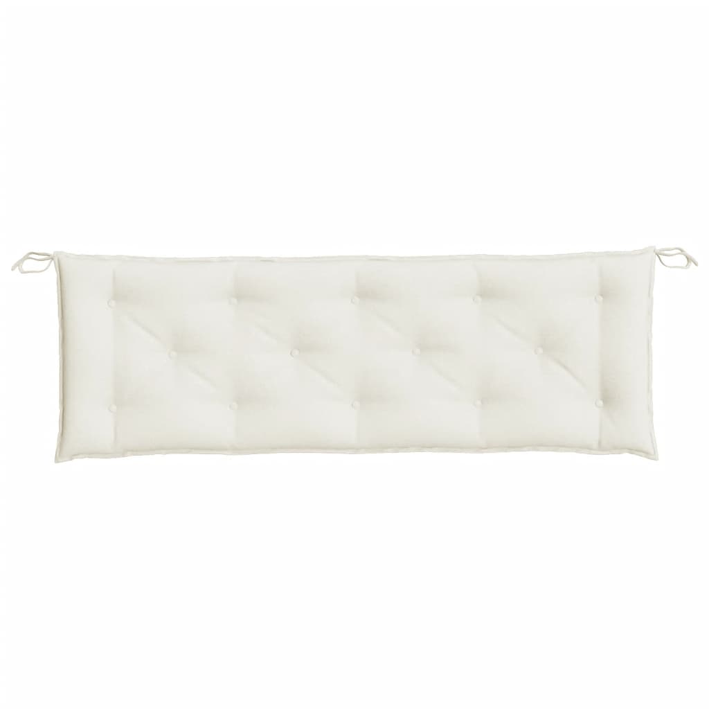 Gartenbank-Auflage Melange Anthrazit 100x50x7 cm Stoff