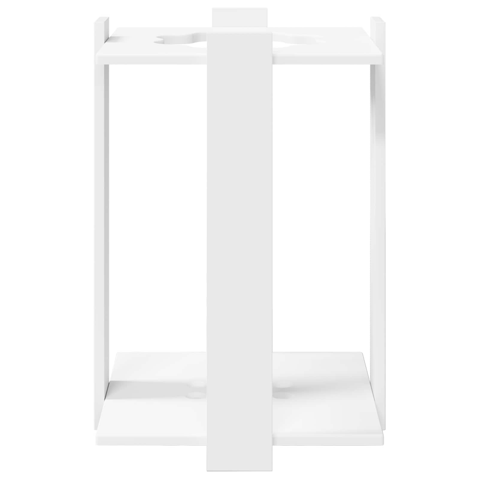 Billardqueue-Ständer Holzwerkstoff 42 x 43 x 60 cm Weiß