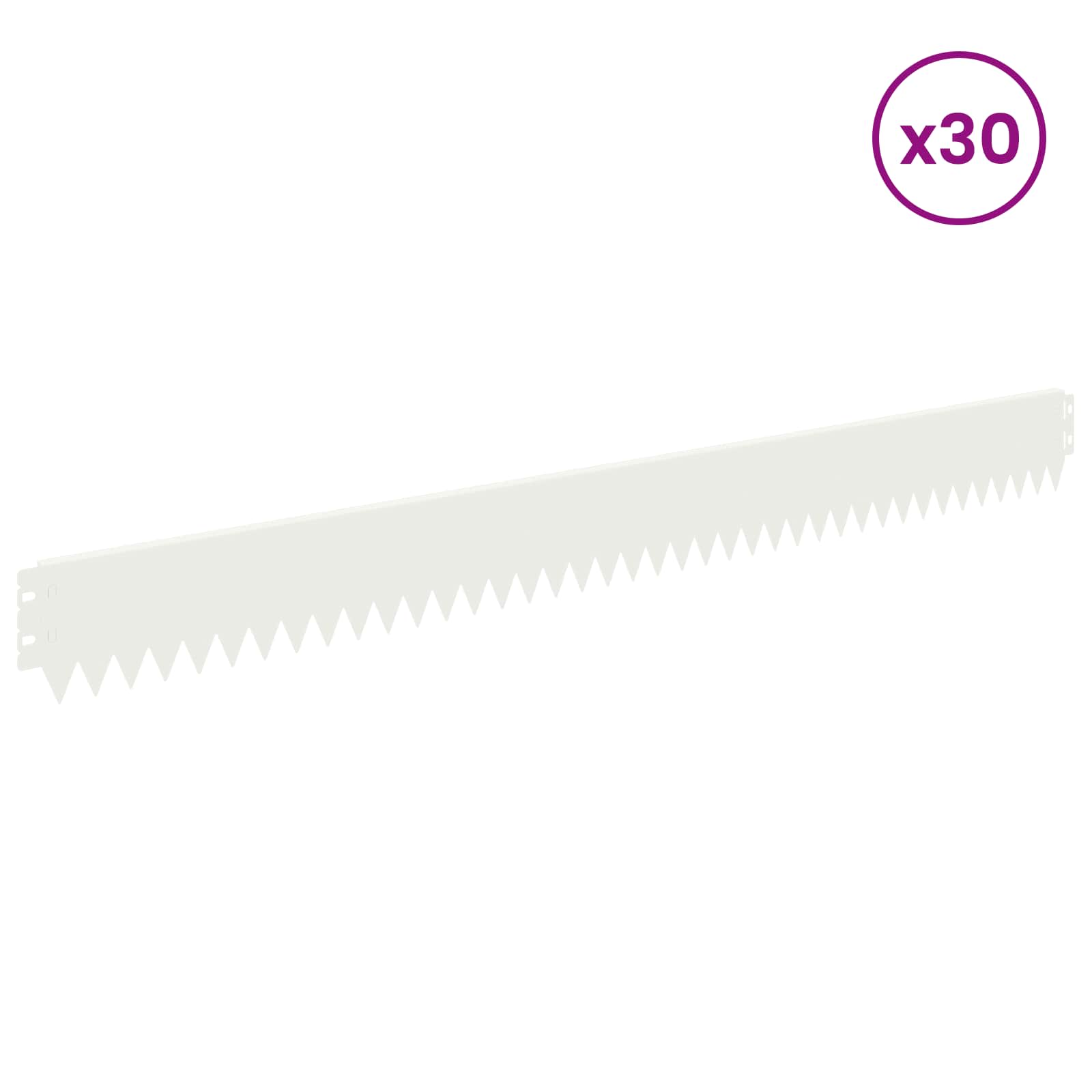 Raseneinfassung 10 pcs 103 x 10 cm Stahl Schwarz