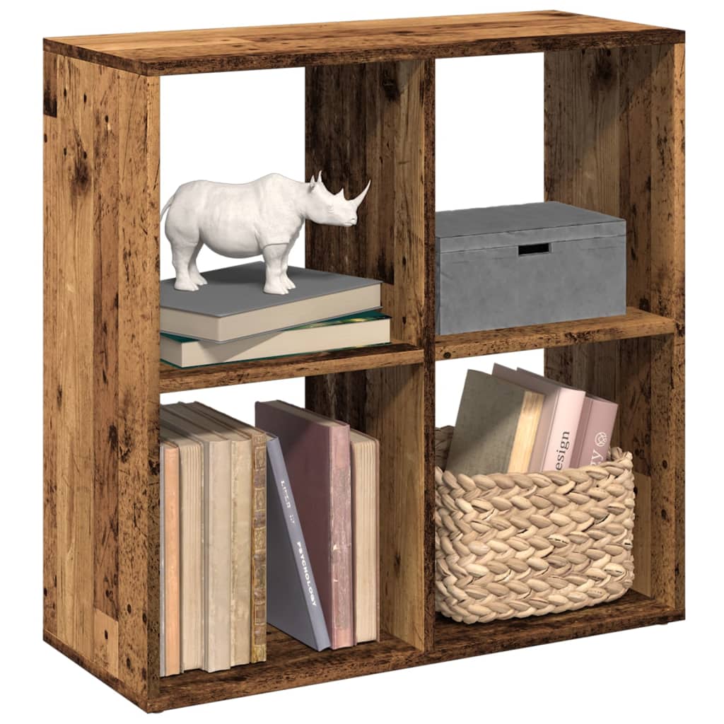 Bücherregal Weiß 137,5x29x137,5 cm Holzwerkstoff
