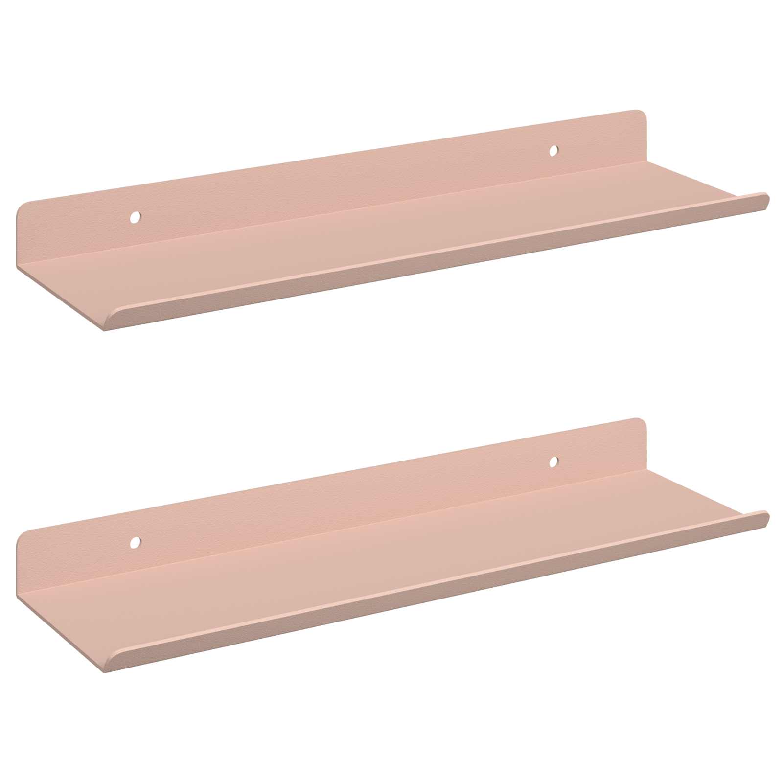 Schwebendes Regal 3 pcs Schwarz 40 x 9 x 2,5 cm Stahl