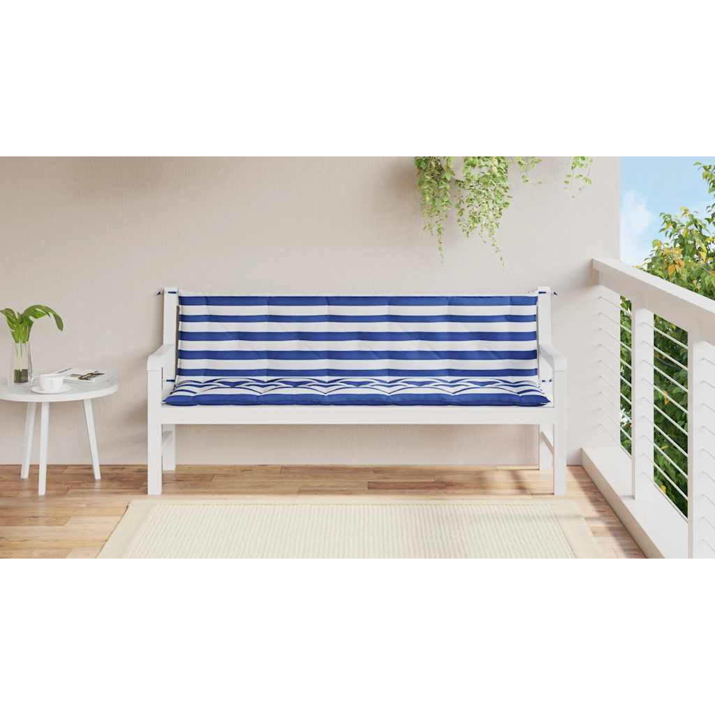 Gartenbank-Auflage Anthrazit 100x(50+50)x7 cm Oxford-Gewebe