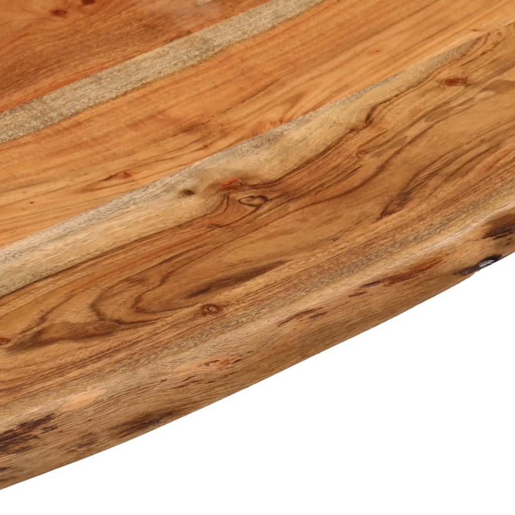 Wandregal 40x20x2,5 cm Rechteckig Massivholz Akazie Baumkante