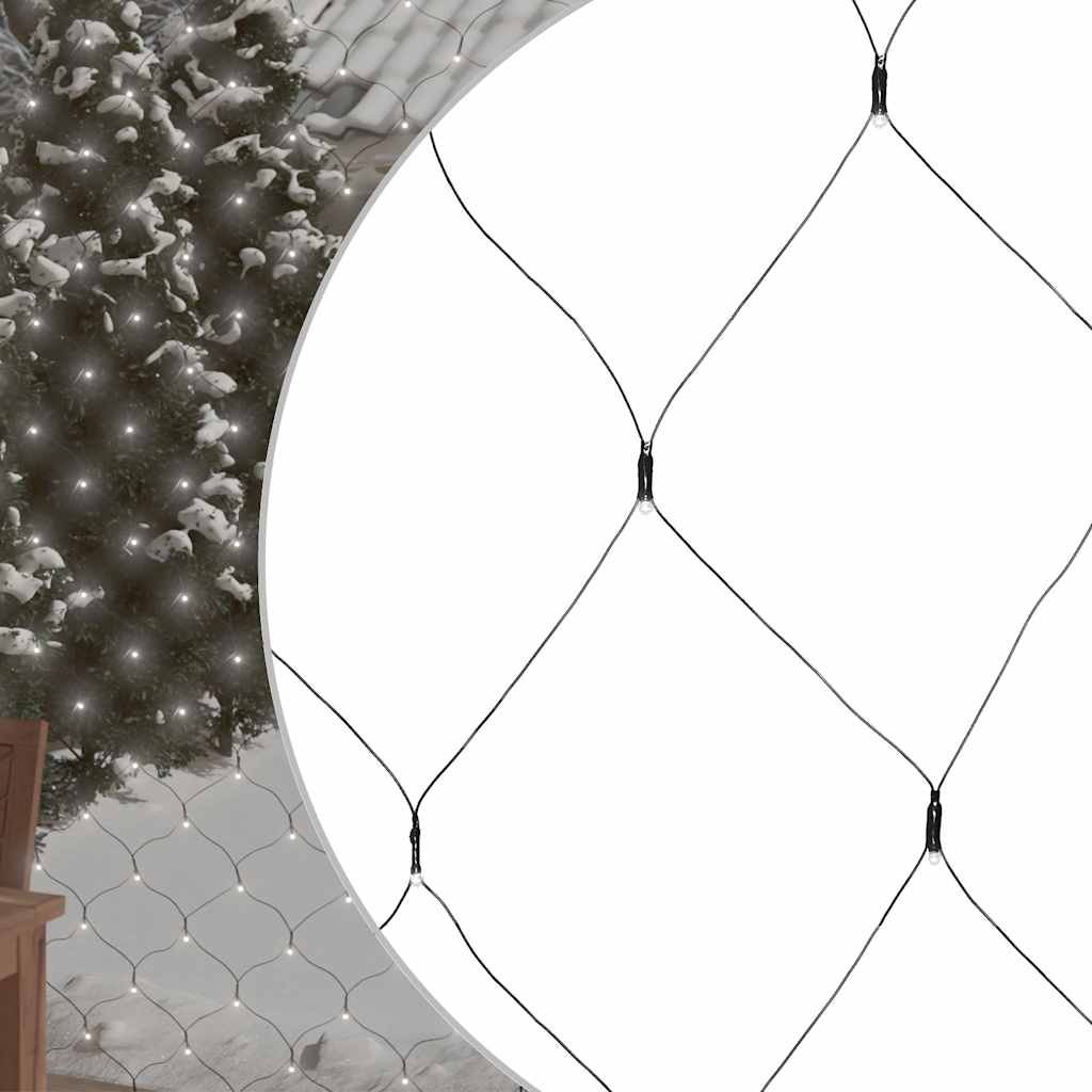 LED-Lichternetz Warmweiß 3x2 m 204 LEDs Indoor Outdoor