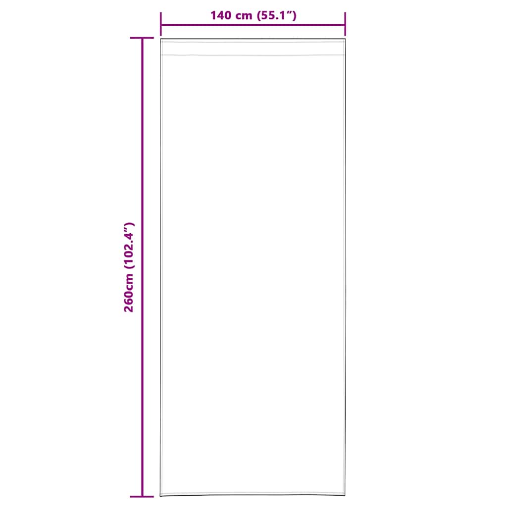Verdunkelungsvorhänge 2 pcs Schwarz 140 x 140 cm Samt