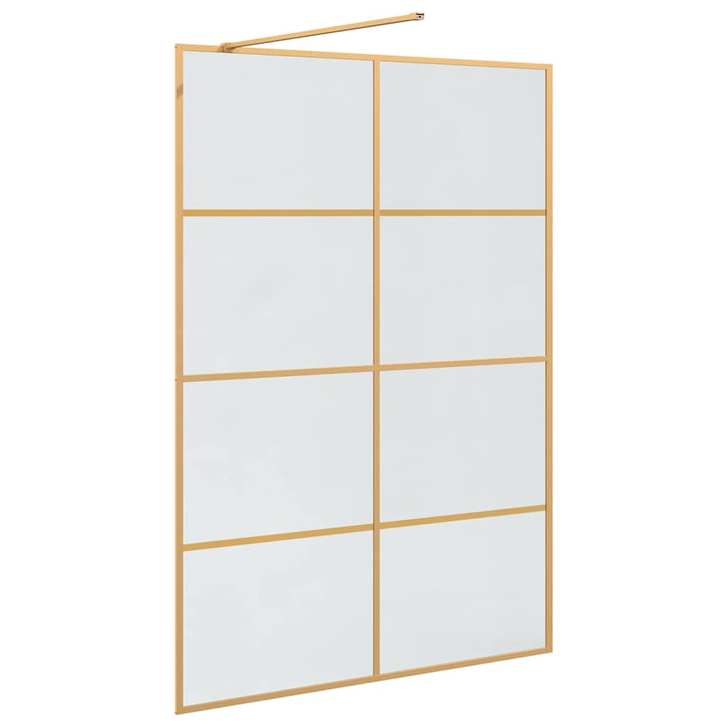 Duschwand für Begehbare Dusche mit Klarem ESG Glas 80x195 cm