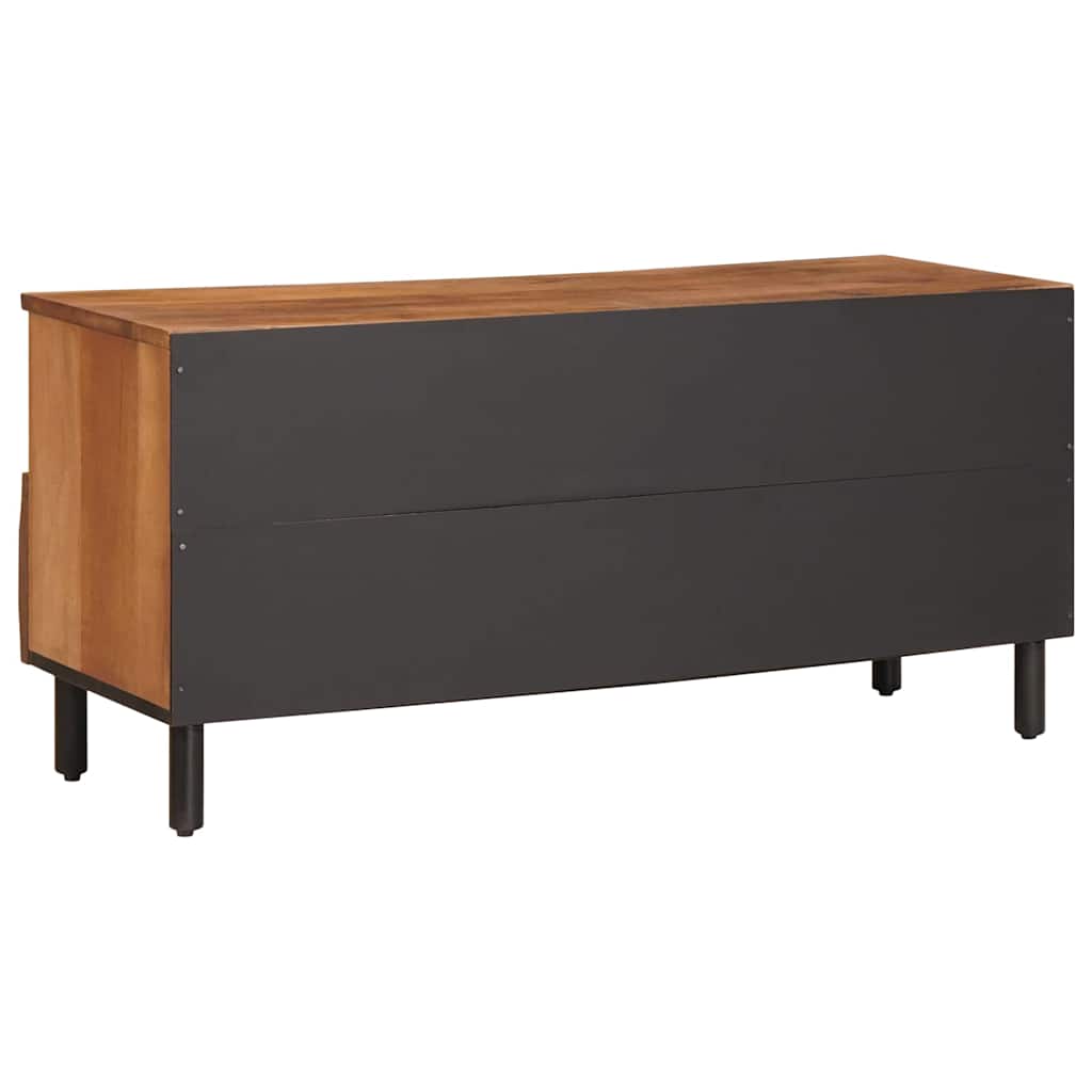 TV-Schränk Weiße gewaschene Oberfläche 100 x 33 x 46 cm