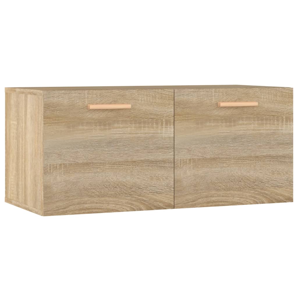 Wandschrank Weiß 80x35x36,5 cm Holzwerkstoff