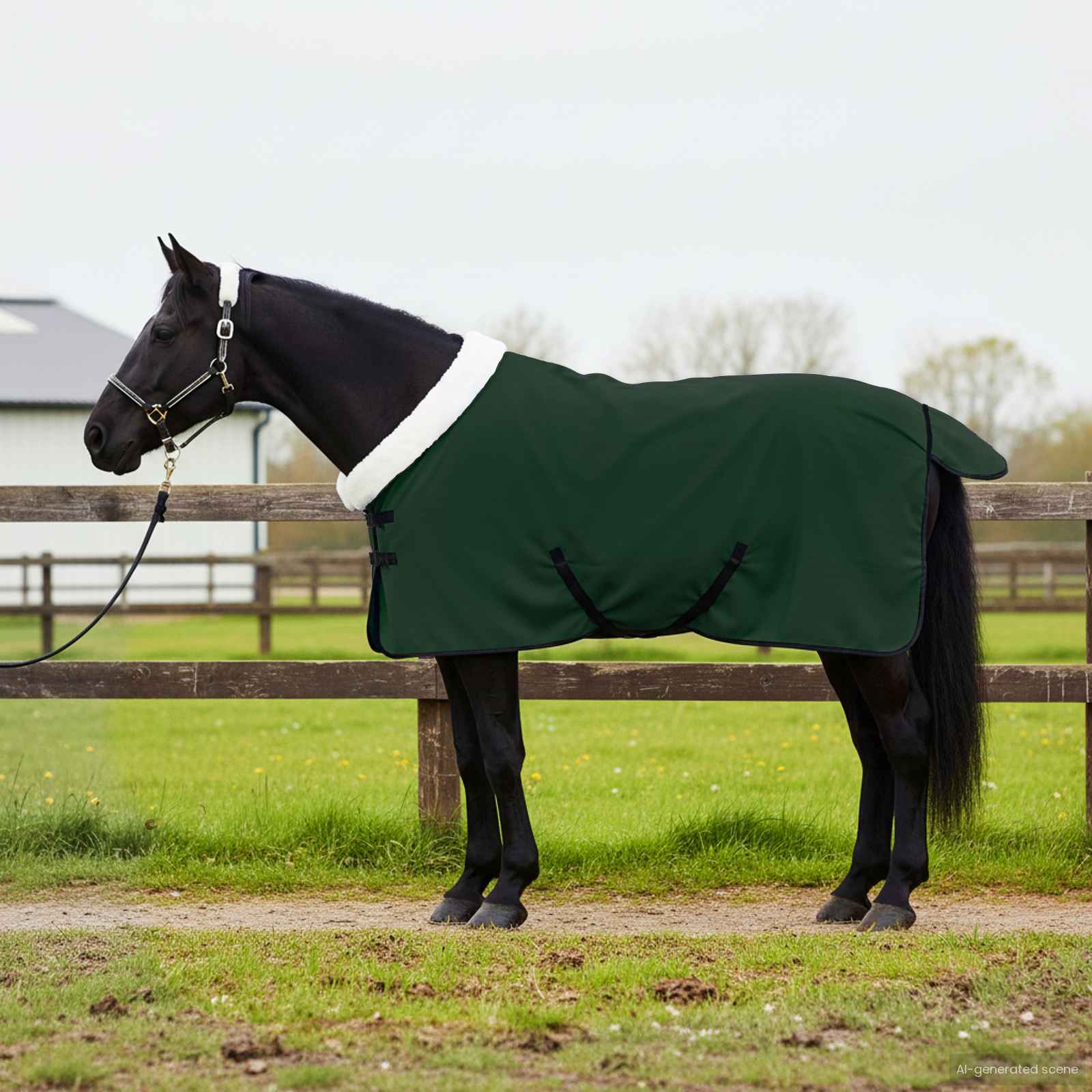 Pferdedecke Volles Aqua 75 cm Polarfleece