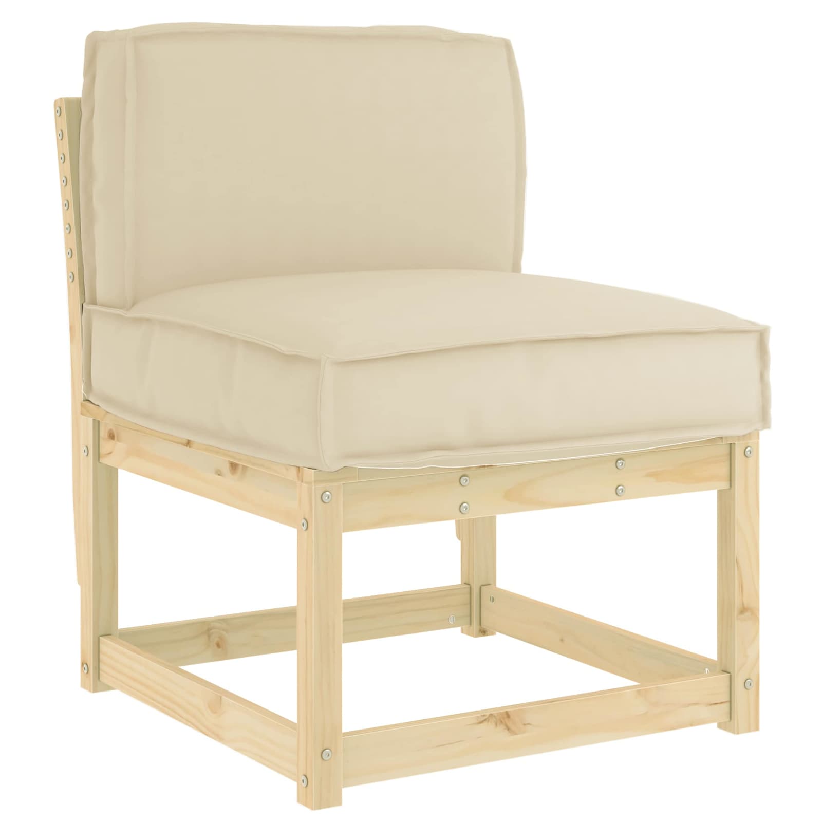 Kissen Anthrazit 60 x 40 x 12 cm Oxford-Stoff