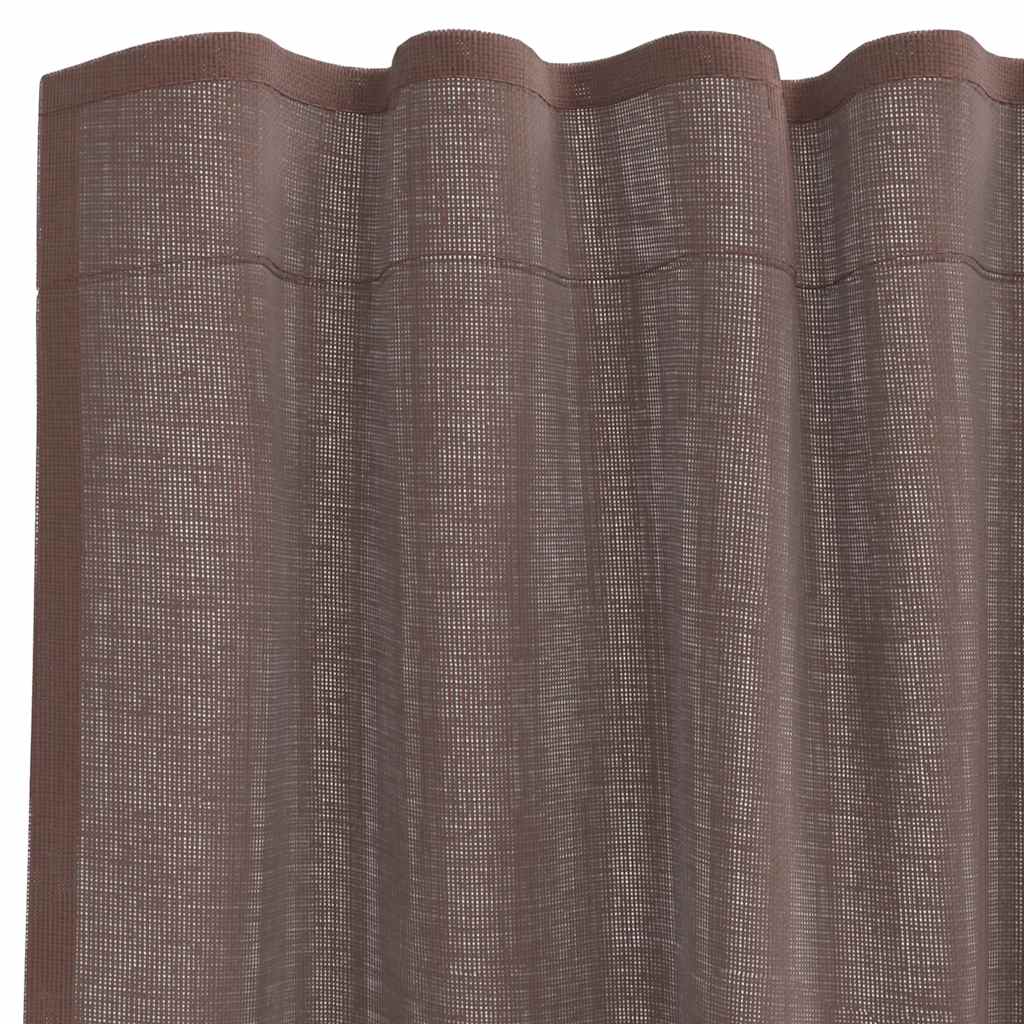 Voile Vorhänge mit Ösen 2 Stk. Apfelgrün 140x140 cm