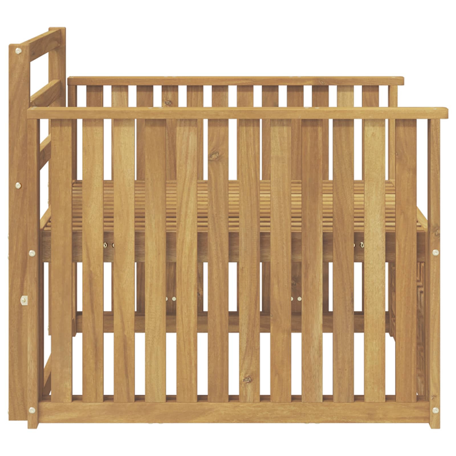 2 Stück Outdoor-Sofa Natur