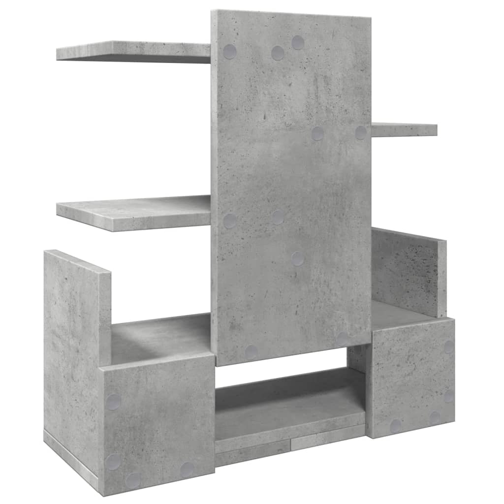 Schreibtisch-Organizer Weiß 49x20x52,5 cm Holzwerkstoff