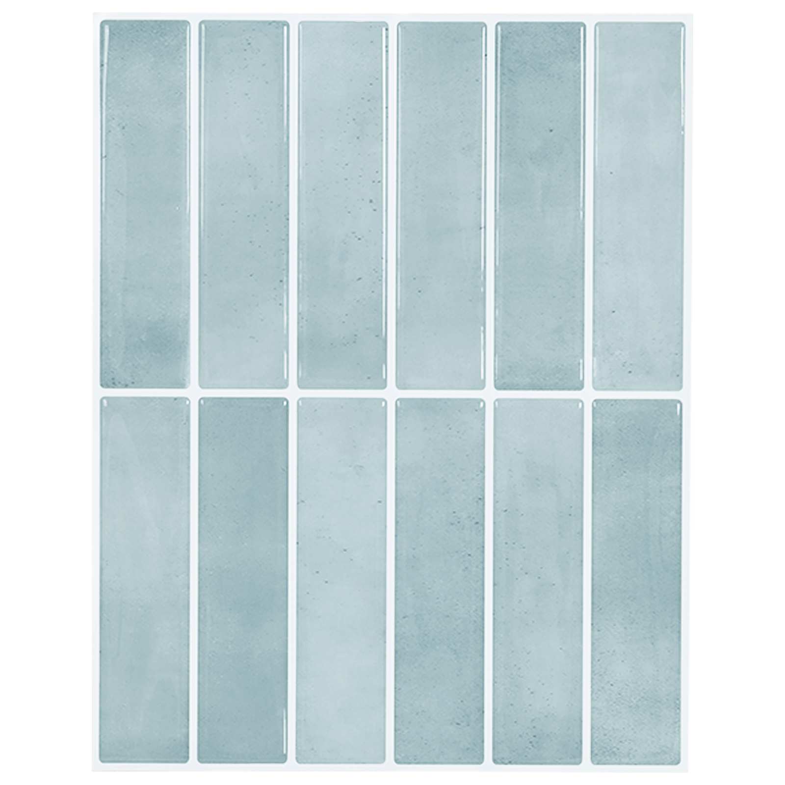 Rechteckige Fliese 10 pcs Dunkelgrün 29 x 23 x 0,08 cm