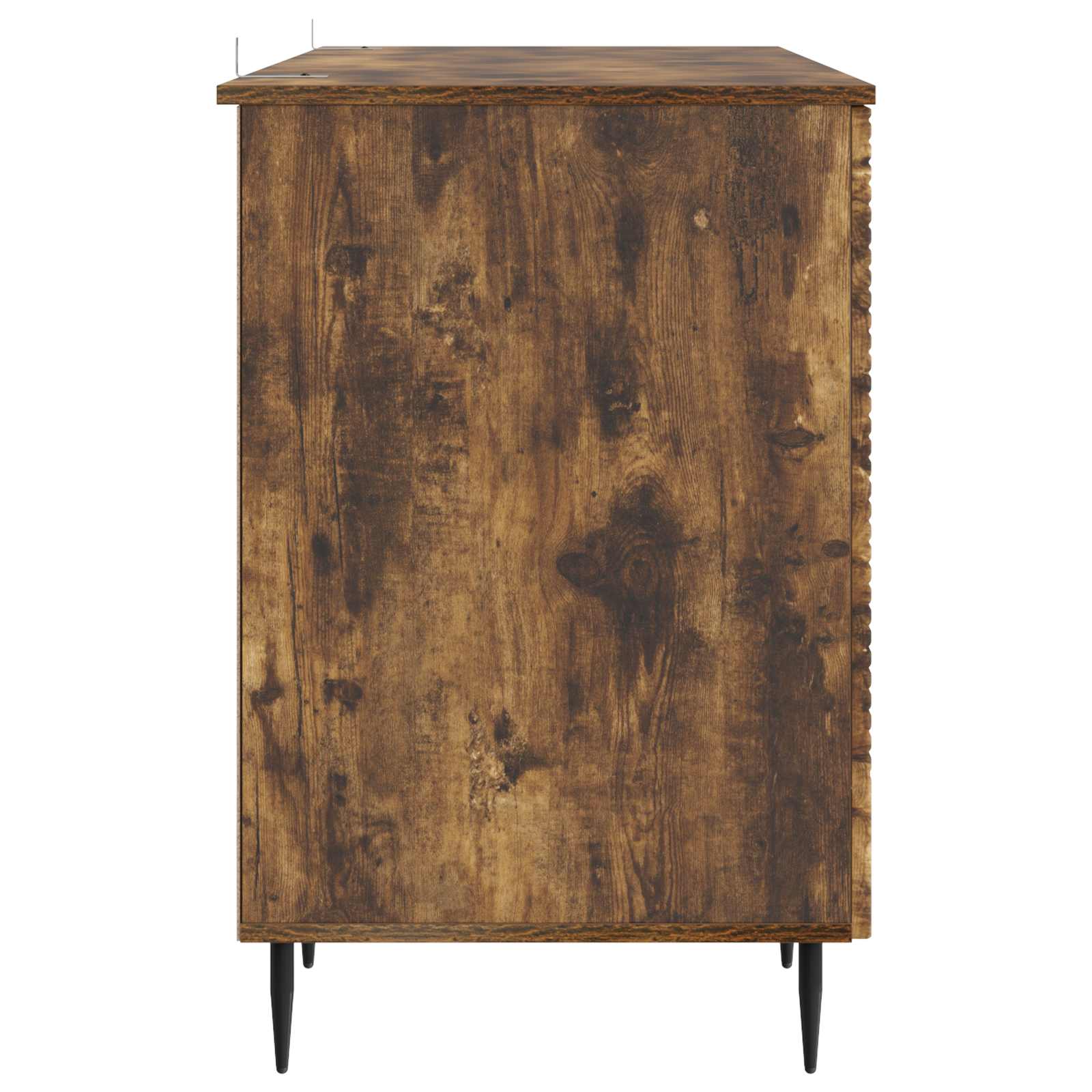 Schreibtisch mit Regal Schwarz 142,5 x 50 x 75 cm Holzwerkstoff