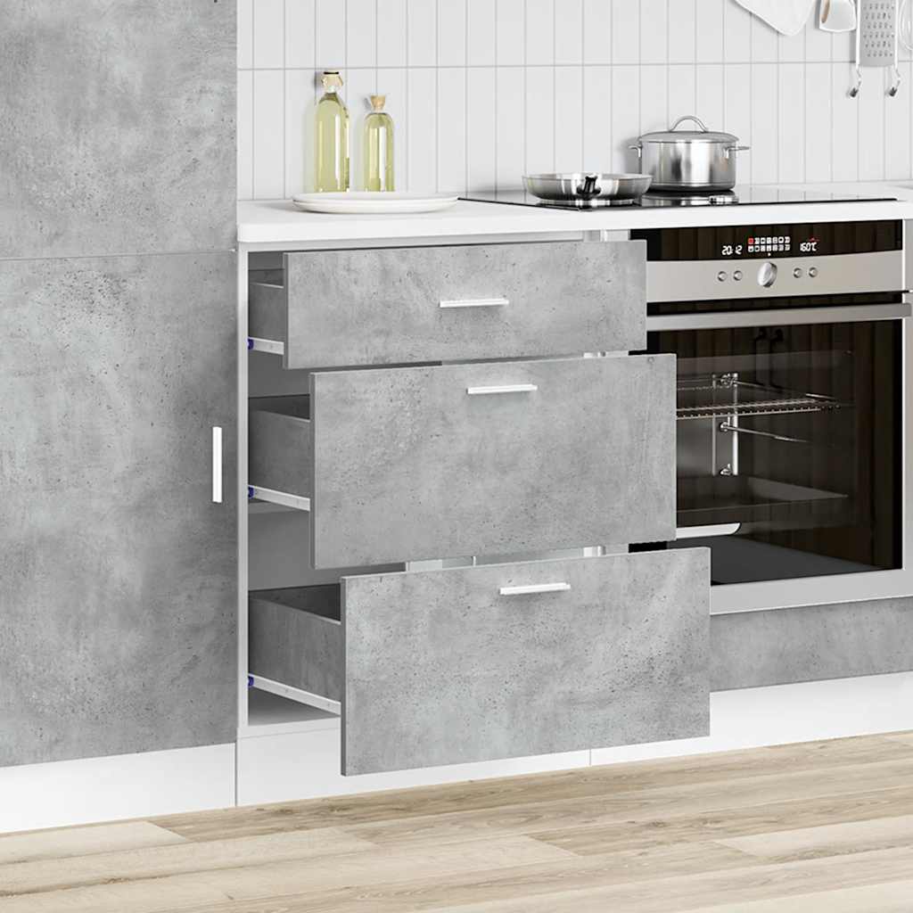 Unterschrank Lyon Weiß 60x46x81,5 cm Holzwerkstoff