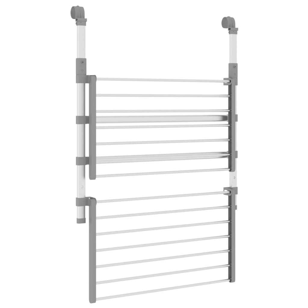 Wäschetrockner für Balkon 89x25x(60-95) cm Aluminium