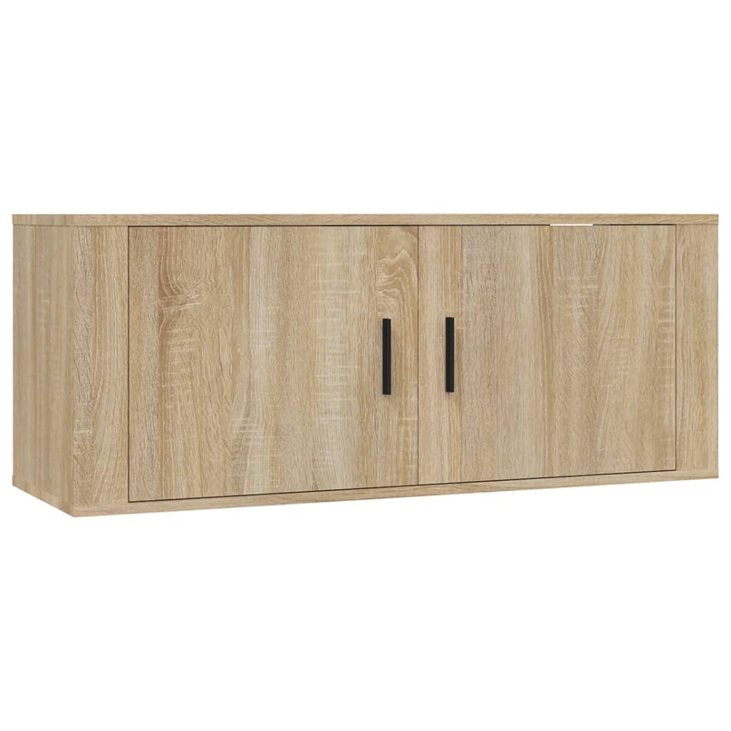 3-tlg. TV-Schrank-Set Weiß Holzwerkstoff