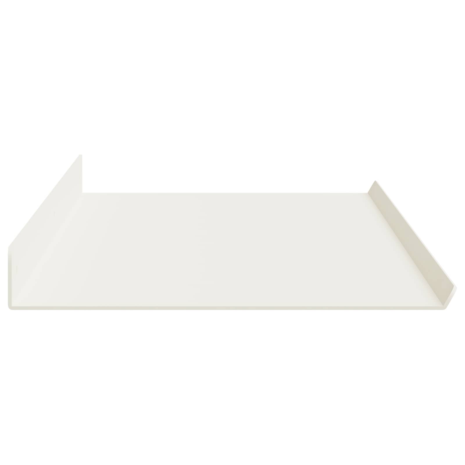 Schwebendes Regal 3 pcs Schwarz 40 x 9 x 2,5 cm Stahl