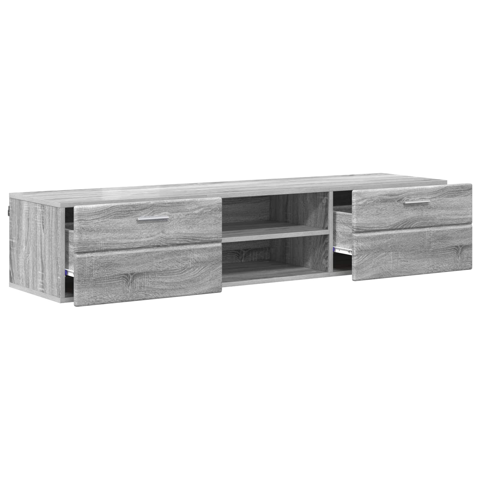 Highboard mit Regal FLORIN Weiß 60 x 35 x 182 cm Holzwerkstoff
