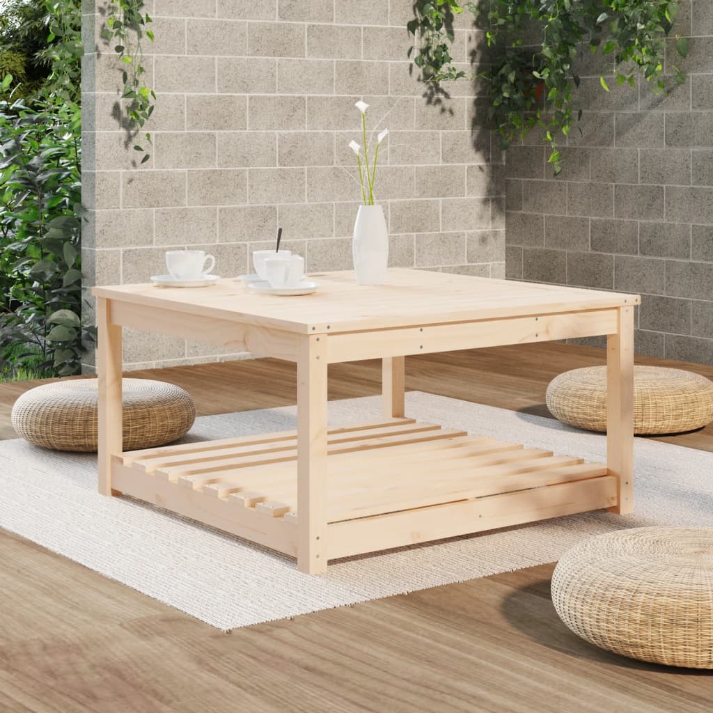 Gartentisch 82,5x50,5x45 cm Massivholz Kiefer