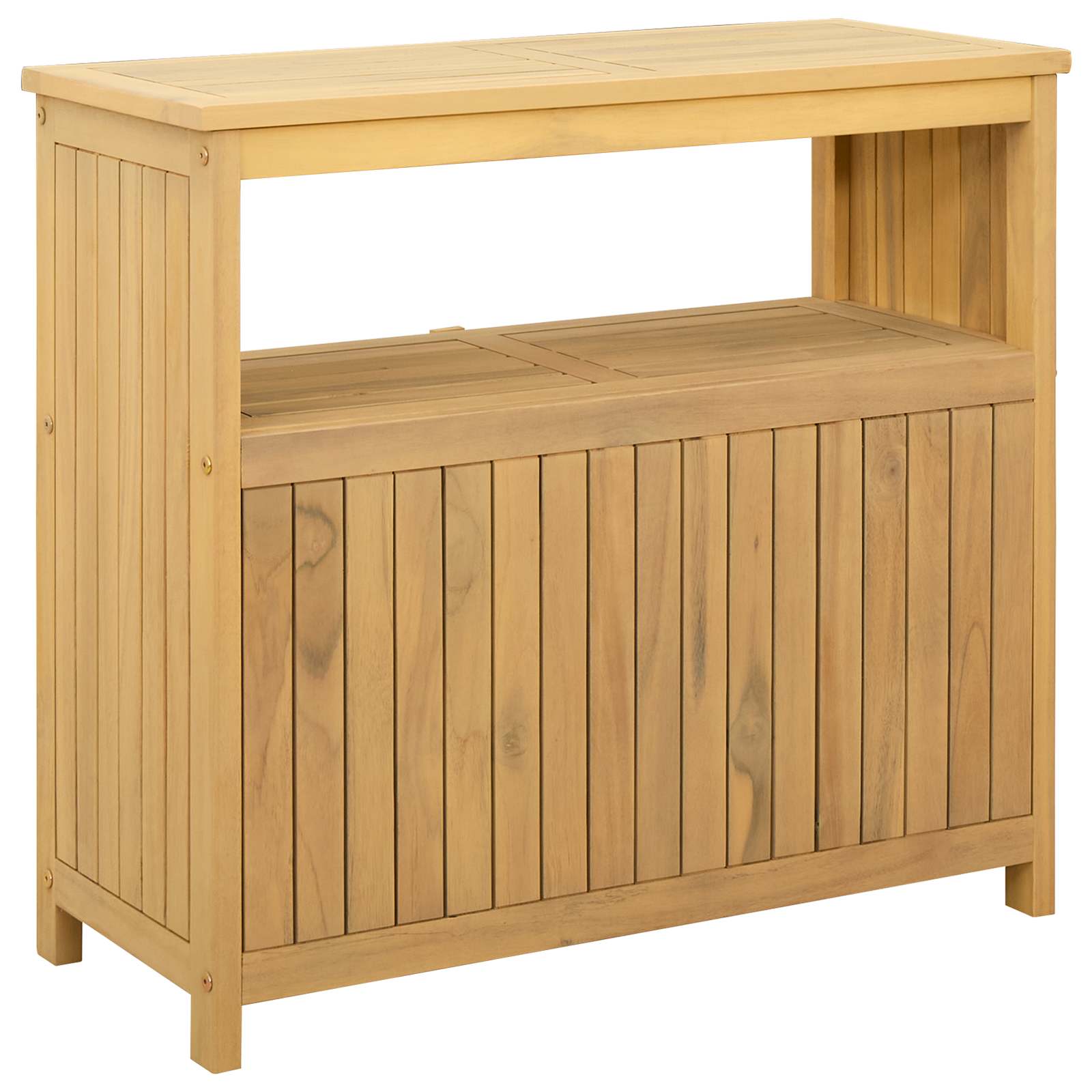 Garten-Konsolentisch 80x35x75 cm Massivholz Akazie