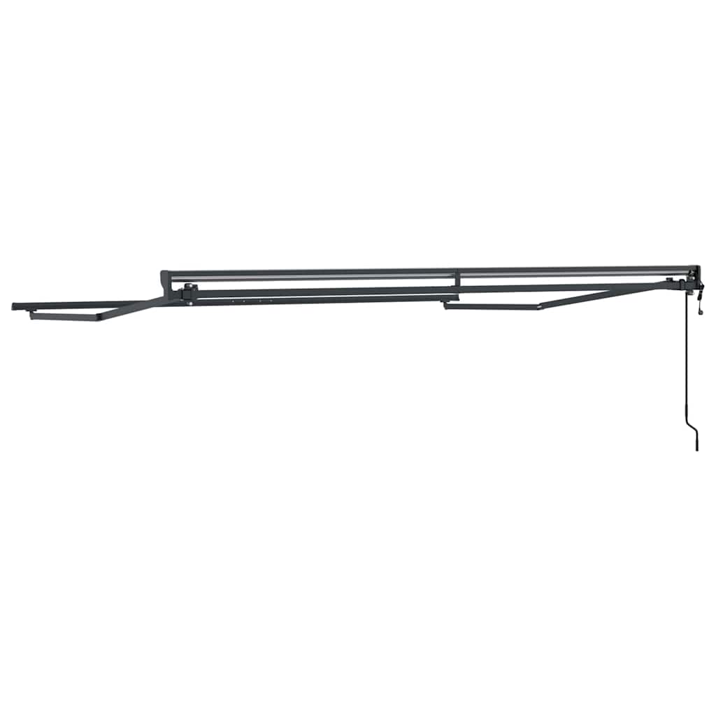 Markisenrahmen Verstellbar Weiß 2,5 x 2 m Stahl