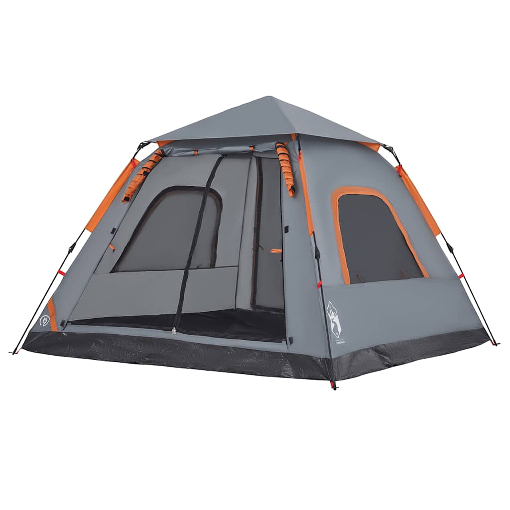 Kuppel-Campingzelt 4 Personen Grün Quick Release