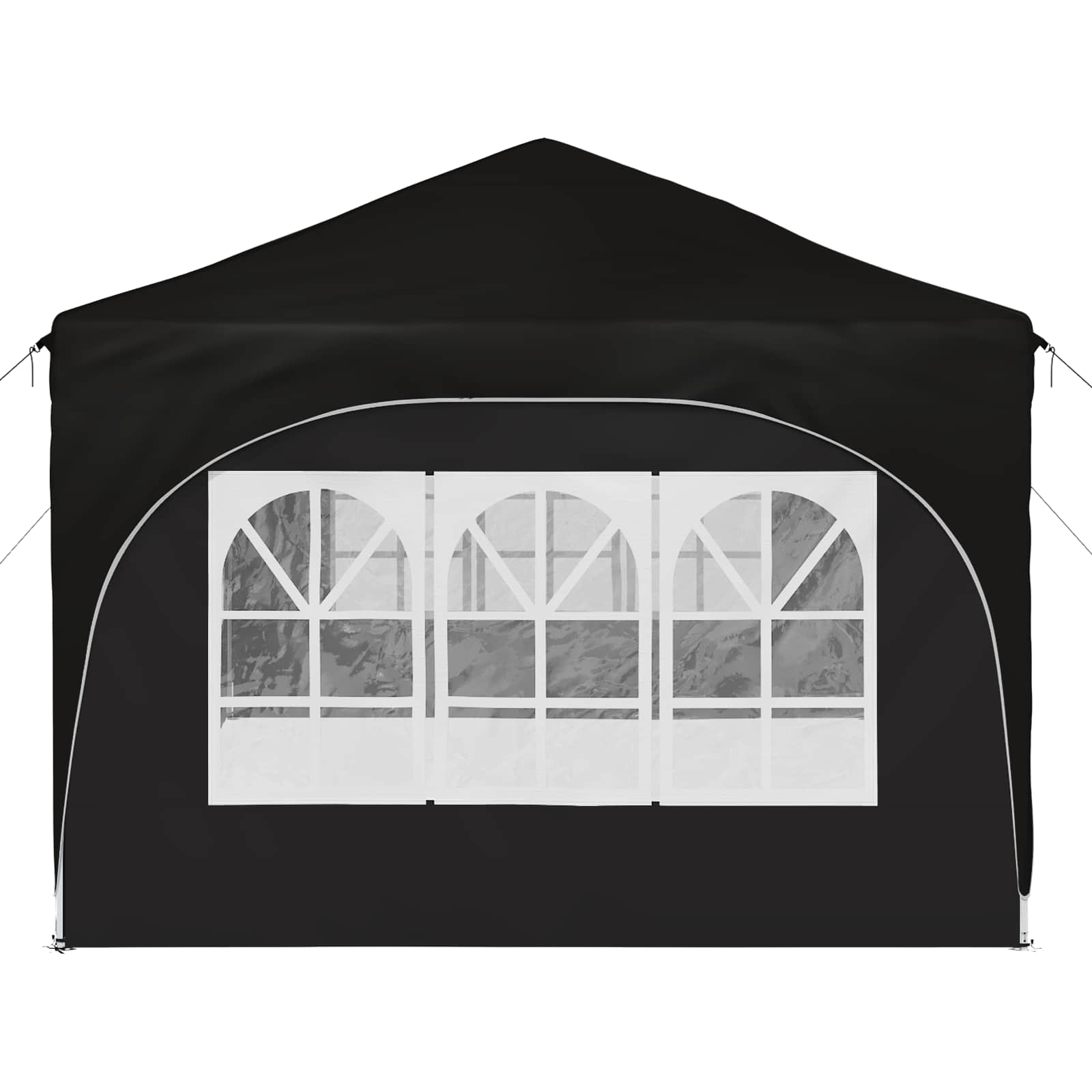 Pop-up Partyzelt 575 x 288 x 245 cm Creme Oxford-Stoff