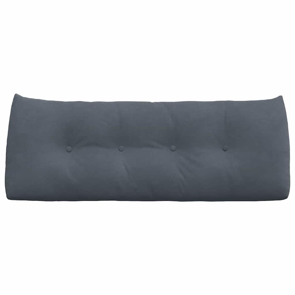 Rückenkissen Blau 45 x 24 x 50 cm Samt