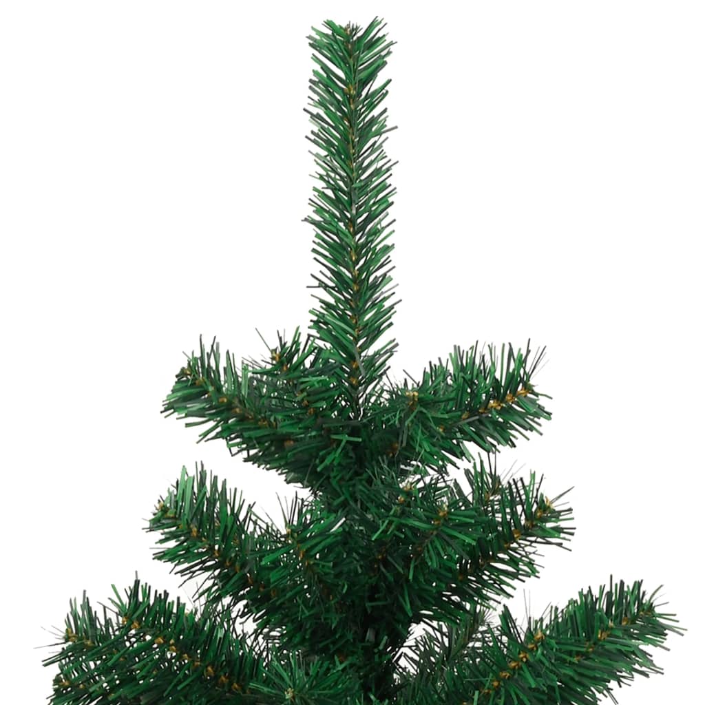Spiral-Weihnachtsbaum mit Beleuchtung und Ständer Weiß 180 cm