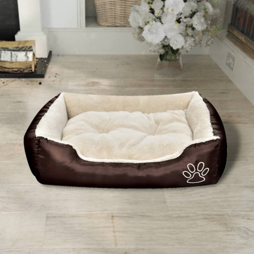 Hundebett Beige und Braun XXL