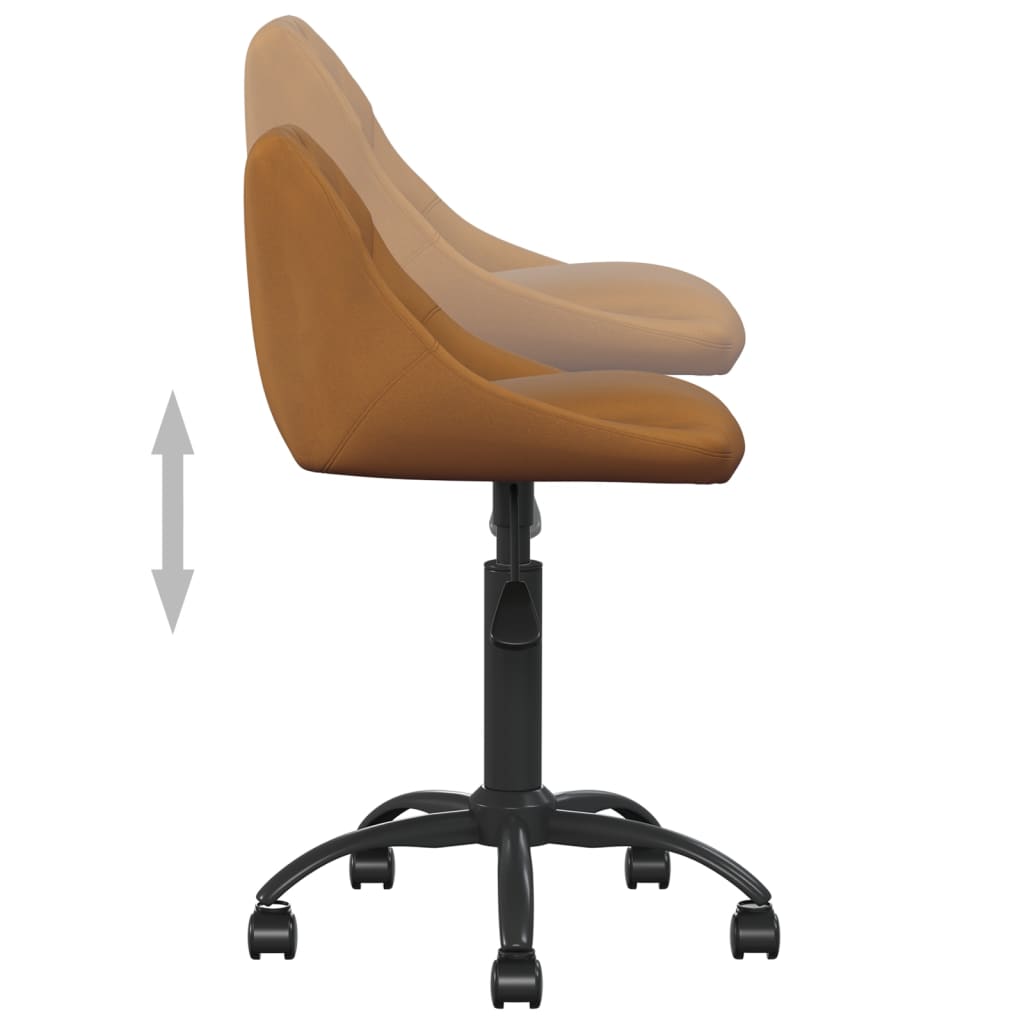 Bürostuhl Rosa Samt