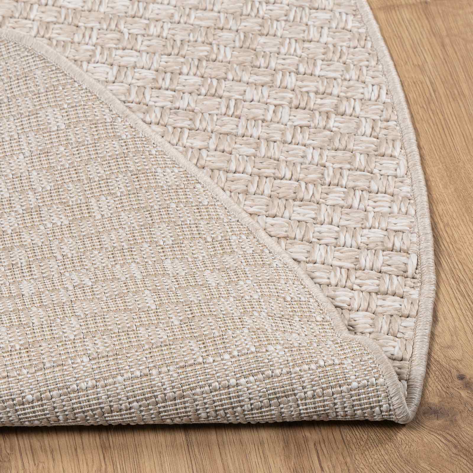 Bereichsteppiche Rechtwinklig FARO Creme 150 x 80 cm Polyester
