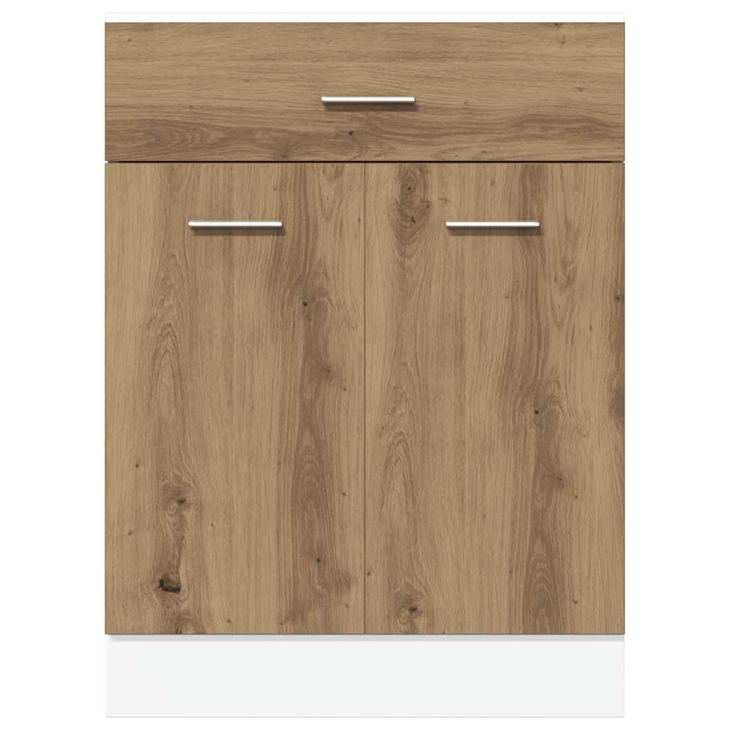 Unterschrank Lyon Weiß 60x46x81,5 cm Holzwerkstoff