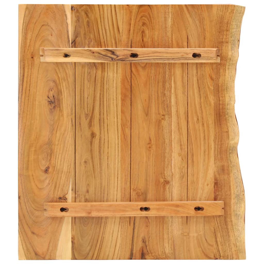 Badezimmer-Waschtischplatte Massivholz Akazie 100x52x2,5 cm