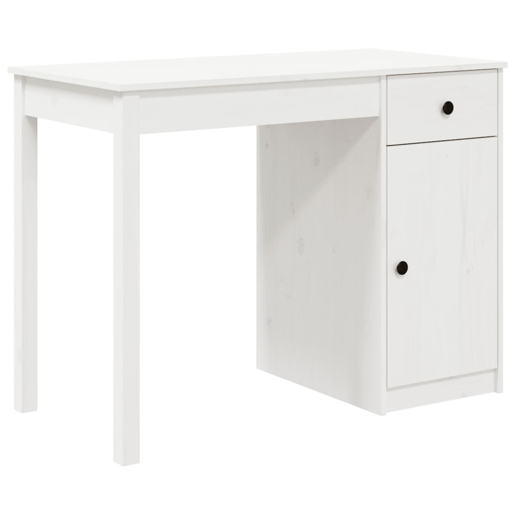 Schreibtisch Wachsbraun 100 x 50 x 74 cm Massives Kiefernholz
