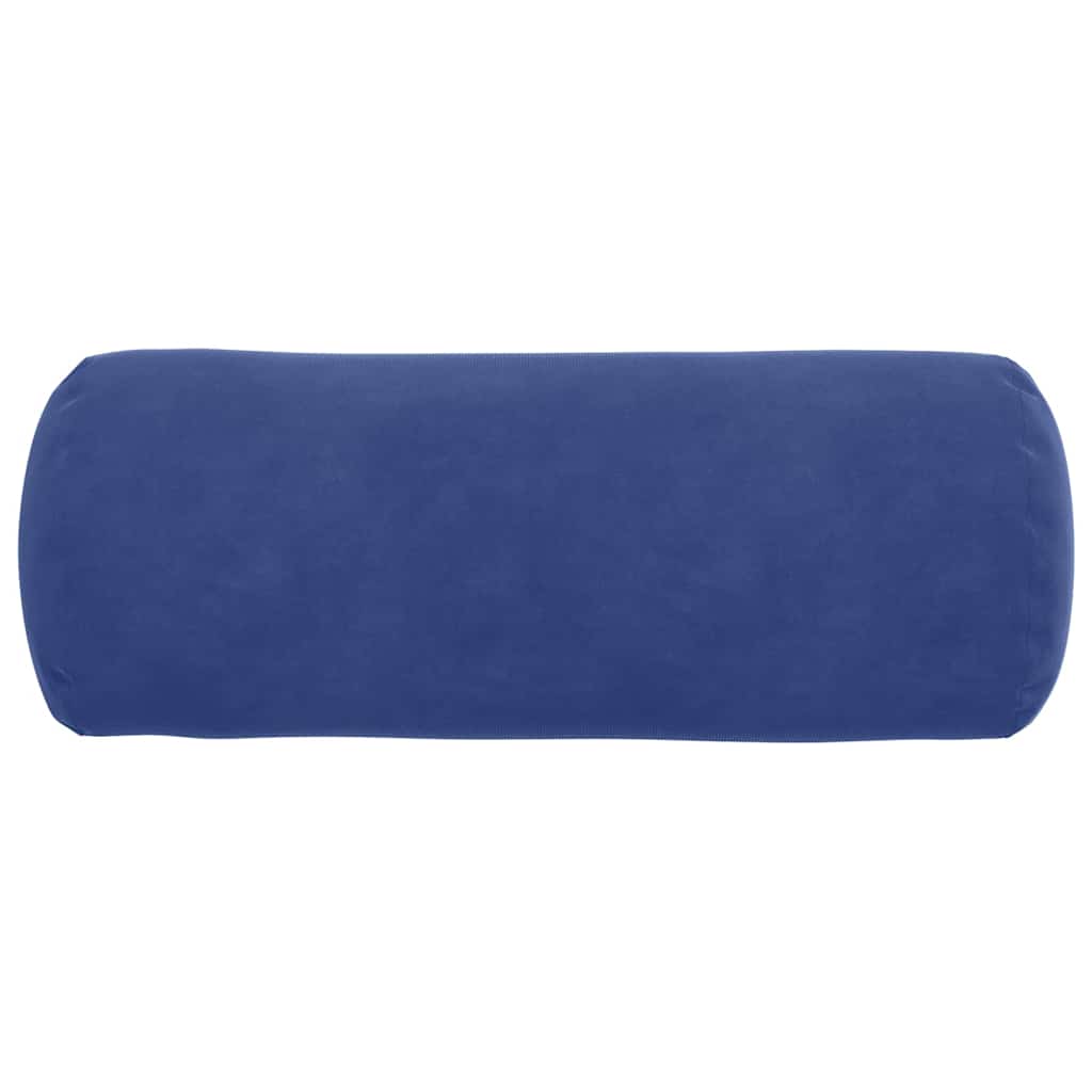 Bolsterkissen 2 Stück Blau Ø 15 x 40 cm Cordstoff