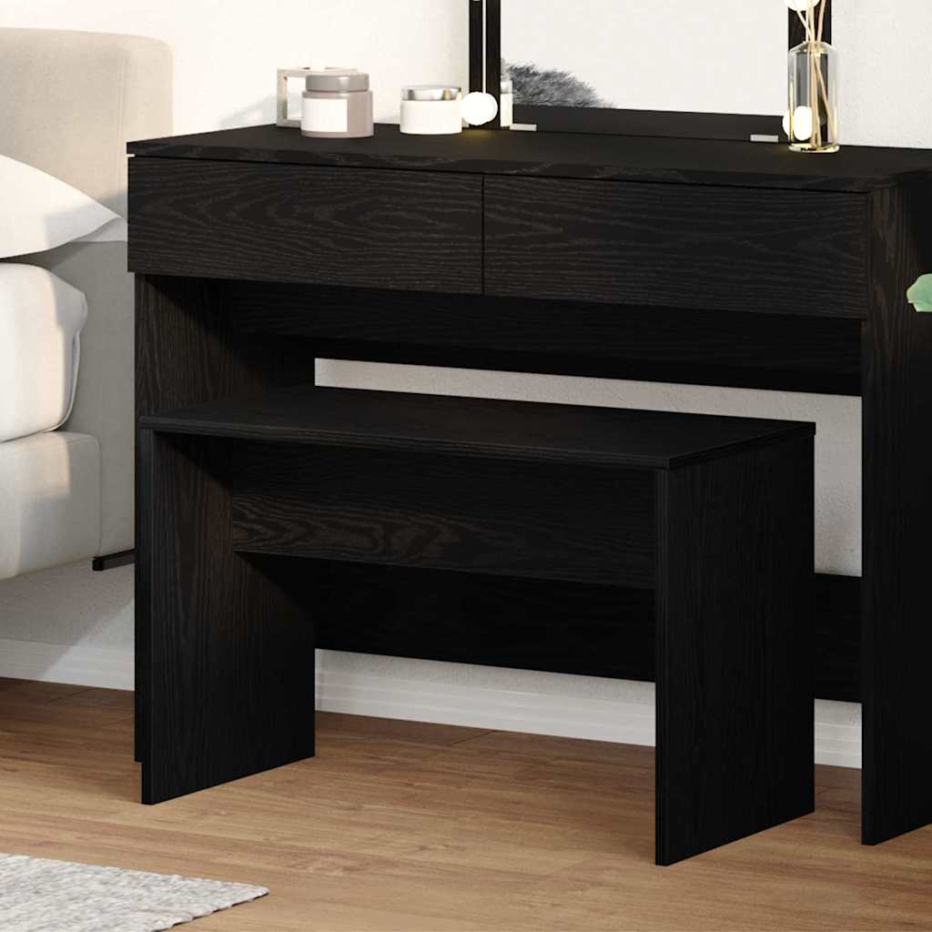 Schminkhocker Weiß 70x35x45 cm Holzwerkstoff