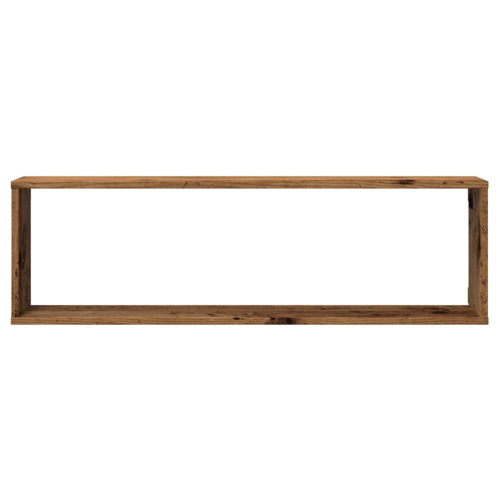 Würfelregale 2 Stk. Weiß 30x15x30 cm