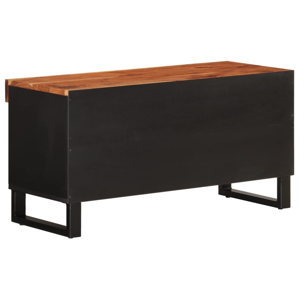 TV-Schrank 85x33x43,5 cm Altholz Massiv