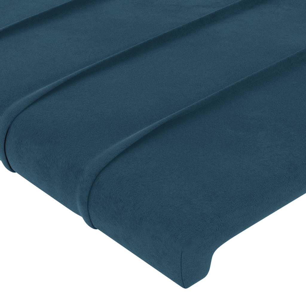 Kopfteil Hellgrau 80x5x118/128 cm Samt