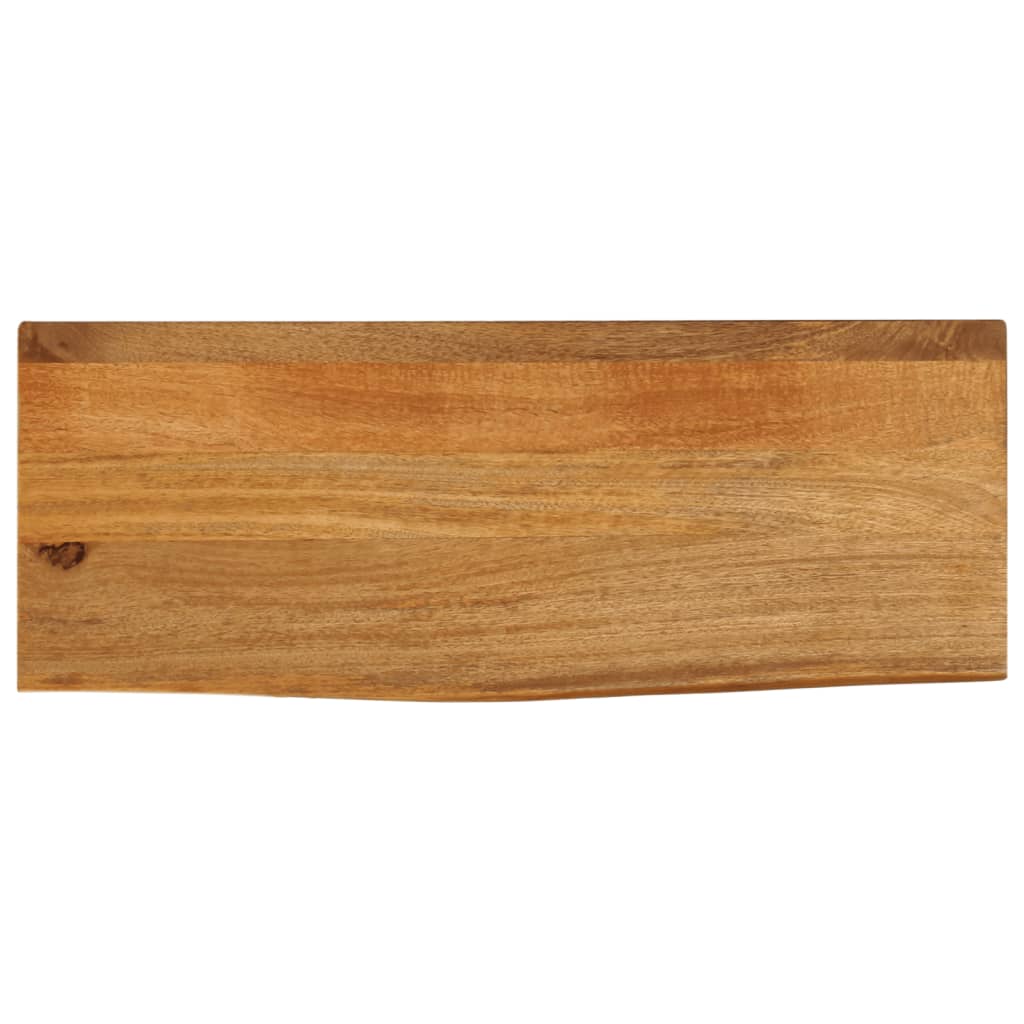 Wandregal 40x20x2,5 cm Rechteckig Massivholz Akazie Baumkante