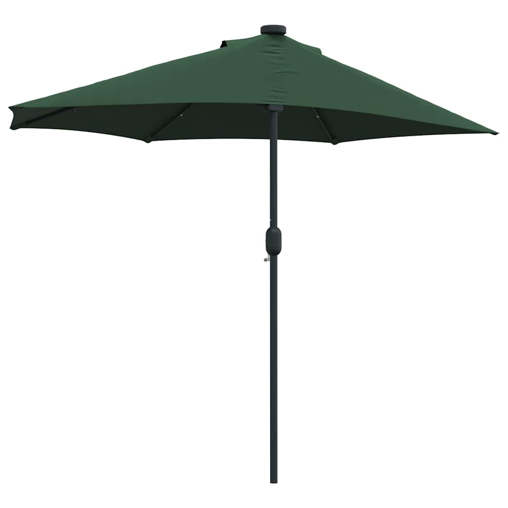 Garten-Sonnenschirm Sand 294 x 150 x 223 cm Polyester und Stahl