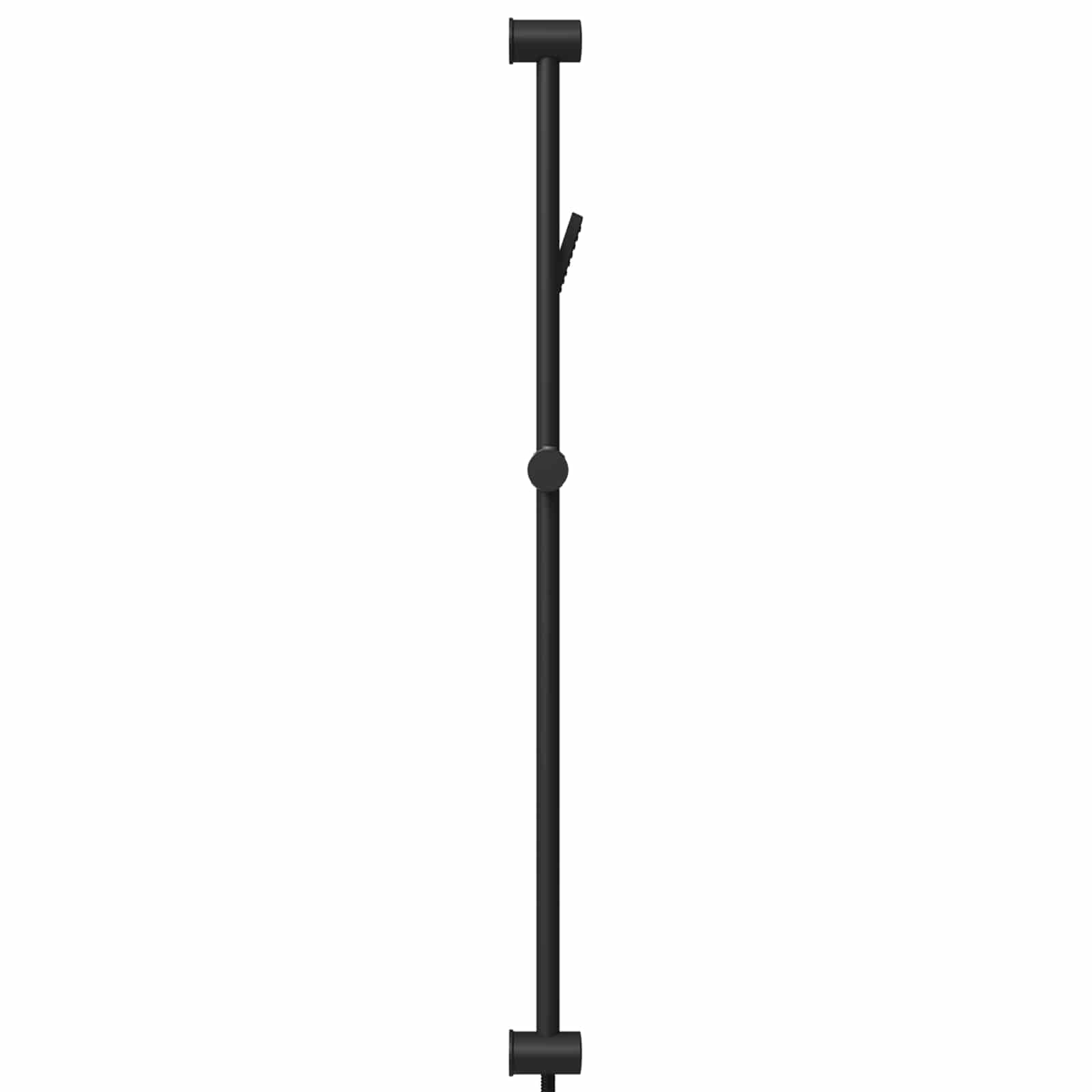 Duschsystem-Set Chrom 70 cm Edelstahl